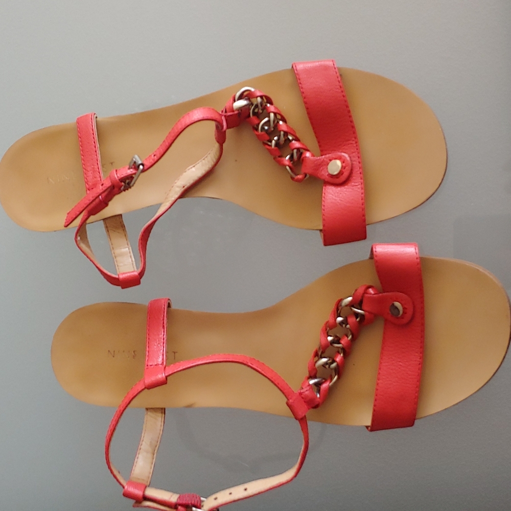 Nine West Sandals - orange/coral